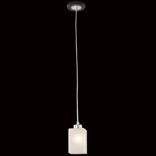 Светильник Оскар подвесной CL127111 Citilux белый 1 лампа, основание коричневое хром серое в стиле современный  фото 2
