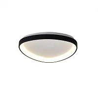 Люстра потолочная LED с пультом Niseko 8630 Mantra чёрная на 1 лампа, основание чёрное в стиле современный хай-тек с пультом
