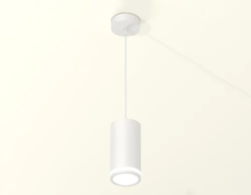 Светильник подвесной XP8161025 Ambrella light белый 1 лампа, основание белое в стиле хай-тек  фото 4
