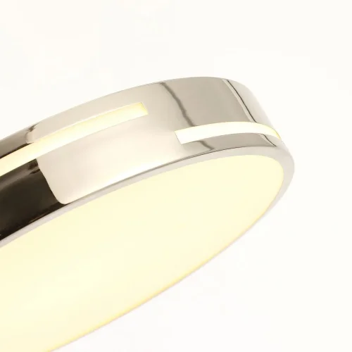 Светильник потолочный LED Pall 2744-1C F-promo белый 1 лампа, основание хром в стиле современный  фото 3