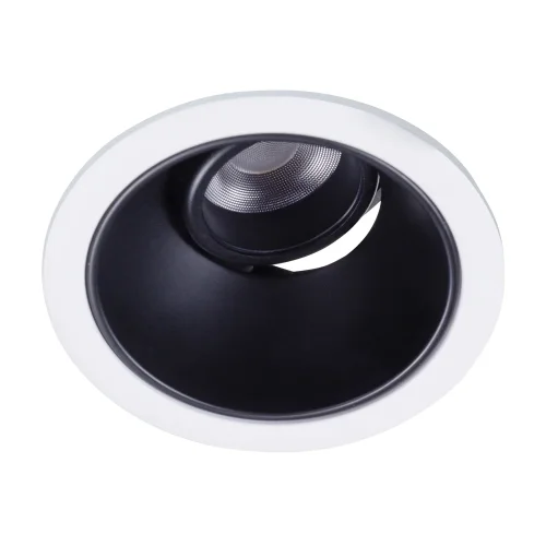 Светильник точечный LED Scroll A3312PL-1WH Arte Lamp белый чёрный 1 лампа, основание белое в стиле современный круглый фото 6