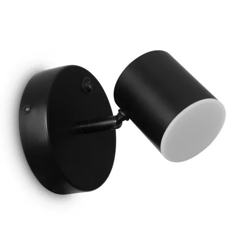 Бра с выключателем LED PointFive FR10005CW-L6B Freya чёрный на 1 лампа, основание чёрное в стиле хай-тек современный  фото 2