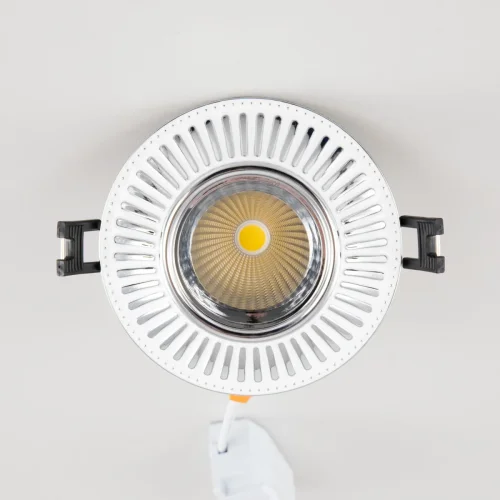 Светильник точечный LED Дзета CLD042NW1 Citilux белый 1 лампа, основание белое в стиле классический  фото 4