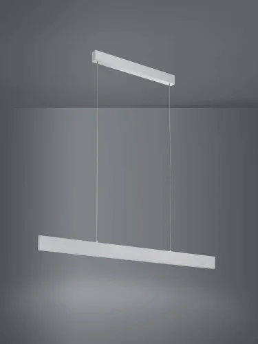Светильник подвесной LED CLIMENE 39267 Eglo серый белый 1 лампа, основание серое в стиле классический современный линейный фото 2