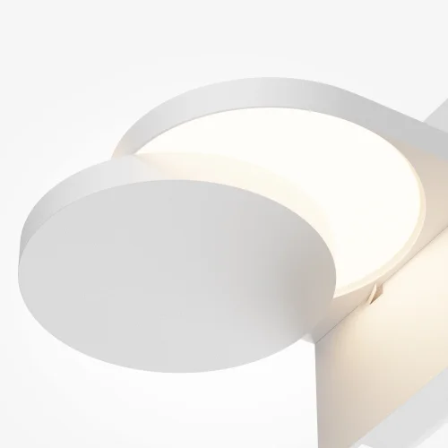 Бра LED Flap MOD354WL-L12W3K Maytoni белый на 1 лампа, основание белое в стиле современный хай-тек  фото 2