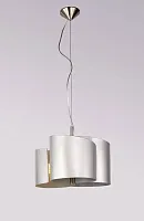 Люстра подвесная Vetro-argento 194.3 Lucia Tucci серебряная на 3 лампы, основание серебряное серое в стиле современный 