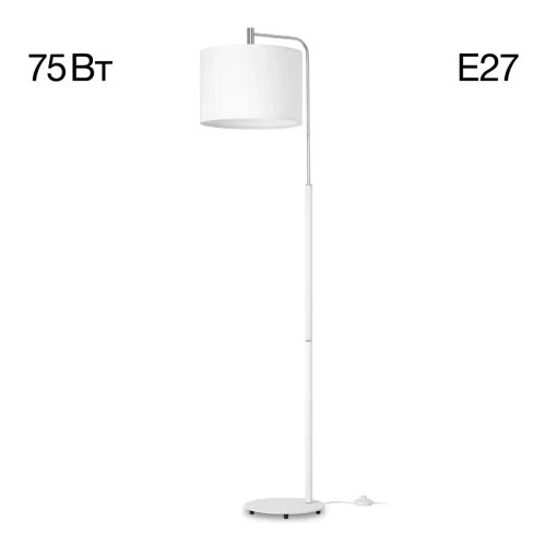 Торшер Тевин CL806030 Citilux  белый 1 лампа, основание белое в стиле современный
