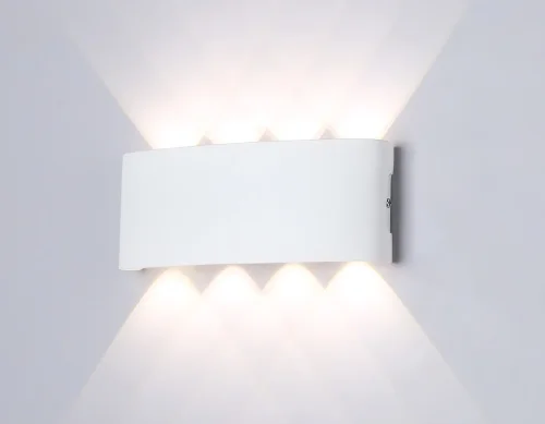 Настенный светильник LED ST4461 Ambrella light уличный IP65 белый 1 лампа, плафон белый в стиле хай-тек современный LED фото 2
