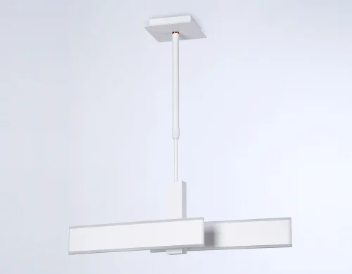 Светильник подвесной LED FA6666 Ambrella light белый 1 лампа, основание белое в стиле современный хай-тек  фото 2