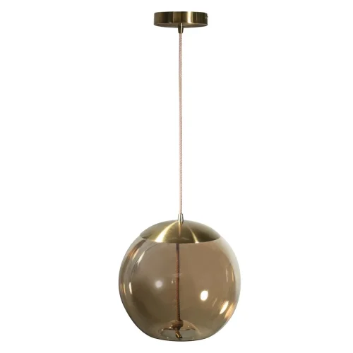 Светильник подвесной LED Knot 8135-B LOFT IT янтарный 1 лампа, основание золотое в стиле современный лофт выдувное фото 3