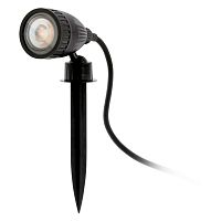 Прожектор Nema 1-C 98052 Eglo уличный IP44 чёрный 1 лампа, плафон чёрный в стиле модерн GU10