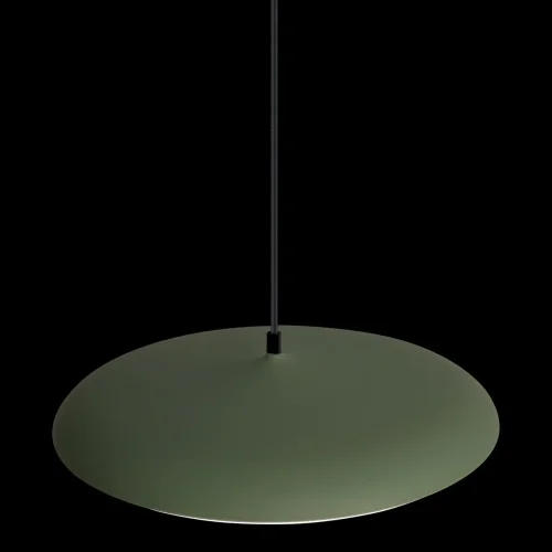 Светильник подвесной LED Plato 10119 Green LOFT IT белый зелёный 1 лампа, основание чёрное в стиле современный  фото 4