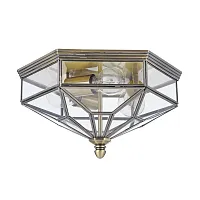 Люстра потолочная Zeil H356-CL-03-BZ Maytoni прозрачная на 3 лампы, основание бронзовое в стиле кантри 