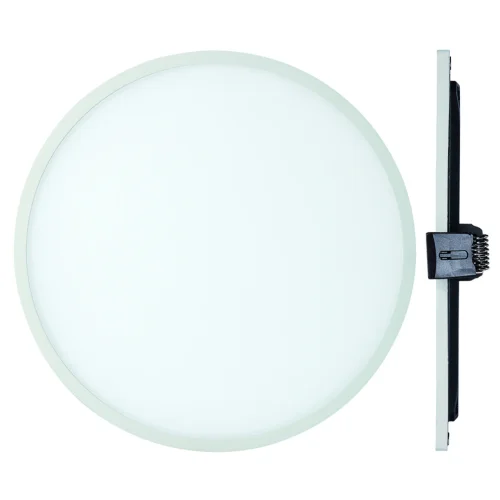 Светодиодная панель LED SAONA C0187 Mantra белый 1 лампа, основание белое в стиле современный  фото 3