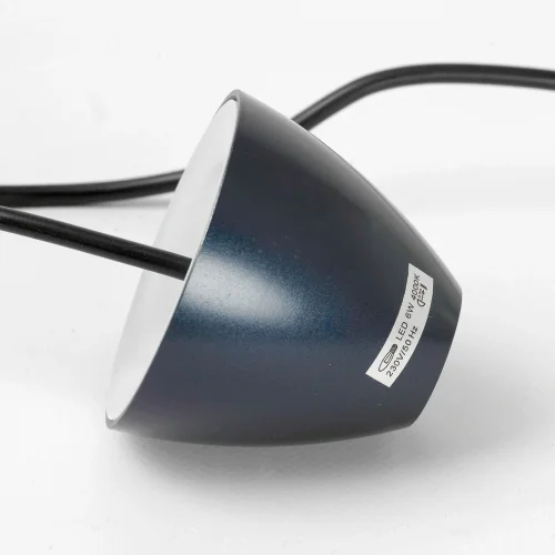Светильник подвесной LED Irvine LSP-7081 Lussole белый 1 лампа, основание чёрное в стиле хай-тек современный  фото 3