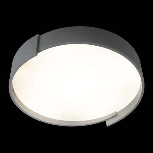 Светильник потолочный LED Coin 10200 Grey LOFT IT белый 1 лампа, основание серое в стиле современный  фото 4