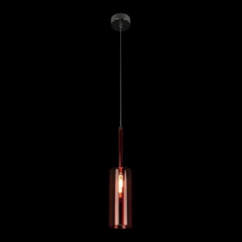 Светильник подвесной Spillray 10232/B Red LOFT IT красный 1 лампа, основание хром в стиле современный  фото 3