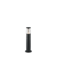 Парковый светильник TRONCO PT1 H40 NERO Ideal Lux уличный IP54 чёрный 1 лампа, плафон чёрный в стиле современный E27