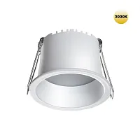 Светильник точечный LED Tran 359232 Novotech белый 1 лампа, основание белое в стиле современный хай-тек 