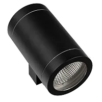 Настенный светильник LED Paro 351617 Lightstar уличный IP65 чёрный 2 лампы, плафон чёрный в стиле хай-тек LED