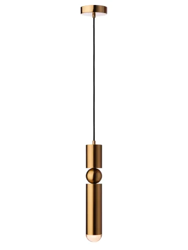Светильник подвесной Lee 1511-BR LOFT IT бронзовый 1 лампа, основание бронзовое в стиле современный трубочки фото 2