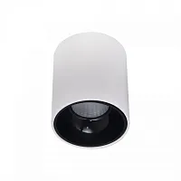 Светильник накладной LED Старк CL7440101 Citilux чёрный белый 1 лампа, основание белое в стиле хай-тек современный круглый