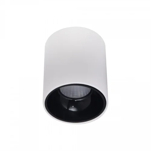 Светильник накладной LED Старк CL7440101 Citilux чёрный белый 1 лампа, основание белое в стиле хай-тек современный круглый