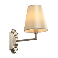 Бра Porlezza OML-72201-01 Omnilux бежевый 1 лампа, основание золотое в стиле классический 