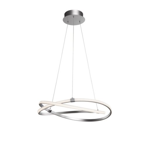 Светильник подвесной LED INFINITY 5381 Mantra хром серебряный 1 лампа, основание хром серебряное в стиле современный хай-тек кольца