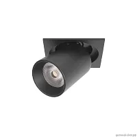 Светильник точечный LED Apex 10327/B Black LOFT IT чёрный 1 лампа, основание чёрное в стиле современный хай-тек квадратный трубочки