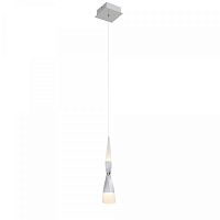 Светильник подвесной LED Bochie SL405.103.01 ST-Luce белый хром 1 лампа, основание хром в стиле современный 