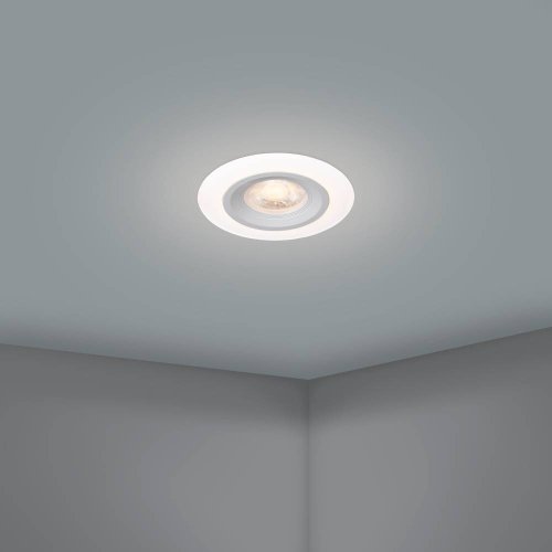 Светильник точечный LED Calonge 900912 Eglo белый 1 лампа, основание белое в стиле современный круглый фото 2