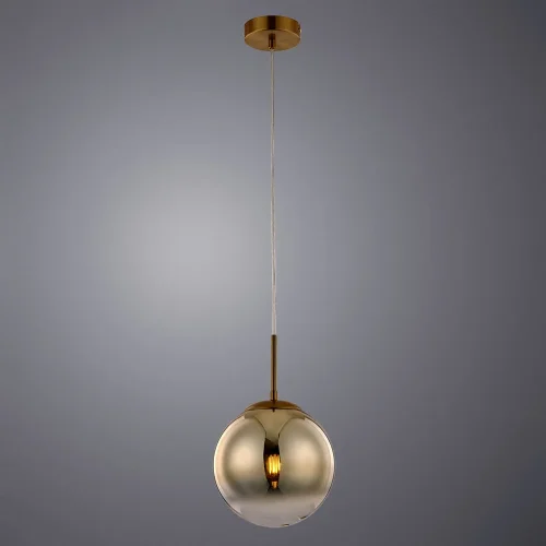 Светильник подвесной Jupiter Gold A7961SP-1GO Arte Lamp золотой 1 лампа, основание золотое в стиле современный шар фото 2