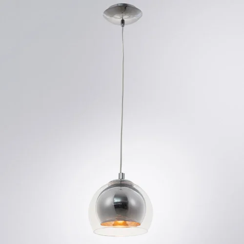 Светильник подвесной Rastaban A7984SP-1CC Arte Lamp хром 1 лампа, основание хром в стиле современный  фото 2