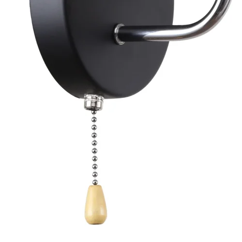 Бра с выключателем Affable 2351-1W F-promo серый на 1 лампа, основание чёрное хром в стиле современный  фото 4
