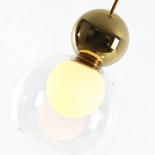 Светильник подвесной Alliance 2730-1P Favourite прозрачный 1 лампа, основание золотое в стиле современный  фото 3