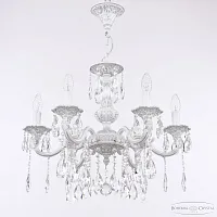 Люстра подвесная AL78101/6/175 A WMN Bohemia Ivele Crystal без плафона на 6 ламп, основание серое белое в стиле классический sp Люстра подвесная AL78101/6/175 A WMN Bohemia Ivele Crystal без плафона на 6 ламп, основание серое белое в стиле классический sp