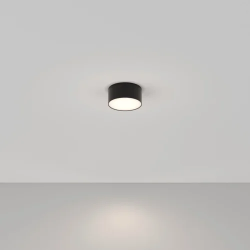 Светильник накладной LED Zon C032CL-12W4K-RD-B Maytoni белый 1 лампа, основание чёрное в стиле современный  фото 2