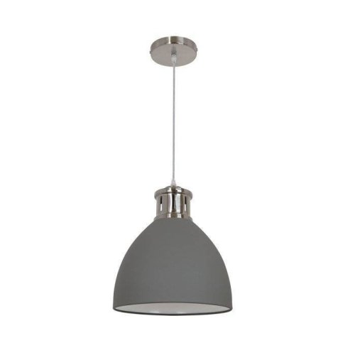 Светильник подвесной лофт VIOLA 3322/1 Odeon Light серый никель 1 лампа, основание никель в стиле лофт 