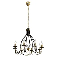 Люстра подвесная TODI LSA-4613-08 Lussole без плафона на 8 ламп, основание хром в стиле современный Люстра подвесная TODI LSA-4613-08 Lussole без плафона на 8 ламп, основание хром в стиле современный