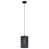 Светильник подвесной Cremella 99346 Eglo чёрный 1 лампа, основание чёрное в стиле лофт современный 