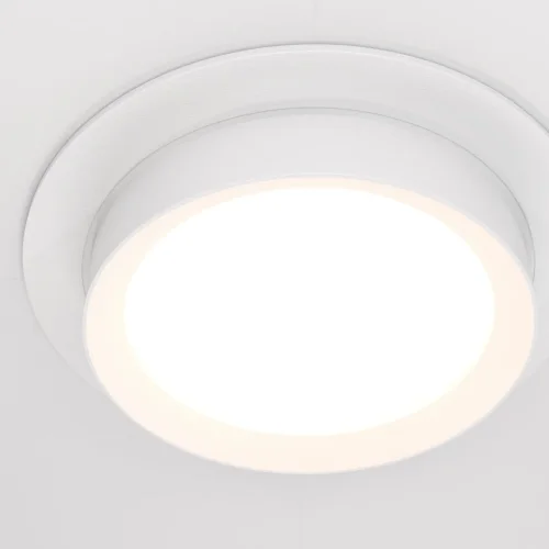 Светильник точечный Hoop DL086-GX53-RD-W Maytoni белый 1 лампа, основание белое в стиле современный  фото 3