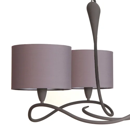 Люстра подвесная  LUA CHOCOLATE 3686 Mantra коричневая на 3 лампы, основание коричневое в стиле современный  фото 4