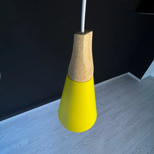 Светильник подвесной XD-A Yellow 178206-26 ImperiumLoft жёлтый 1 лампа, основание жёлтое в стиле скандинавский  фото 9