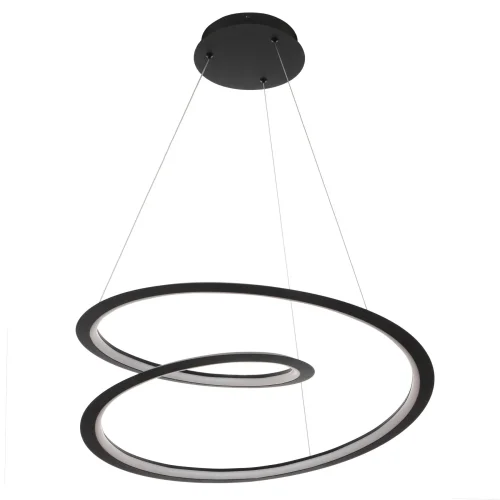 Люстра подвесная LED Siero MR1132-PL MyFar без плафона на 1 лампа, основание чёрное в стиле современный хай-тек 