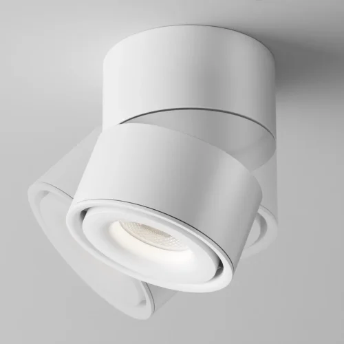 Светильник накладной LED Yin C084CL-15W4K-D-W Maytoni белый 1 лампа, основание белое в стиле современный круглый фото 7