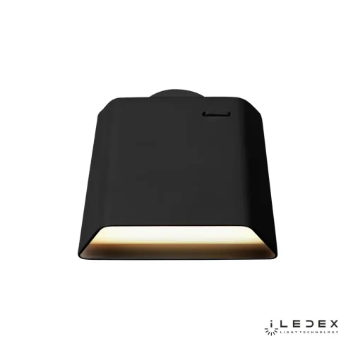 Бра с выключателем LED Crunk W1031 BK iLedex чёрный на 1 лампа, основание чёрное в стиле современный хай-тек  фото 2