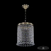Светильник подвесной 19201/20IV G Balls Bohemia Ivele Crystal прозрачный 1 лампа, основание золотое в стиле классика balls