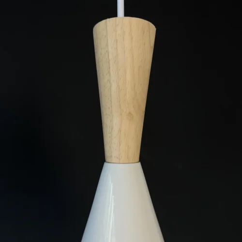 Светильник подвесной Dairy 74577-22 ImperiumLoft белый 1 лампа, основание белое в стиле лофт  фото 6