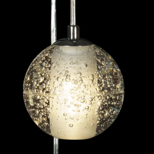 Светильник подвесной Rain 10112/3 LOFT IT прозрачный 3 лампы, основание хром в стиле современный каскад фото 5